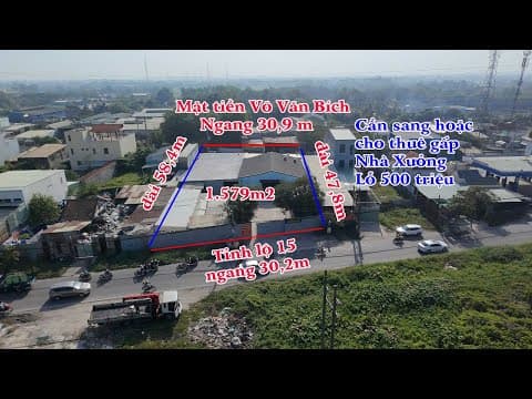 Cần sang gấp hoặc cho thuê nhà xưởng gia công trái cây xuất khẩu